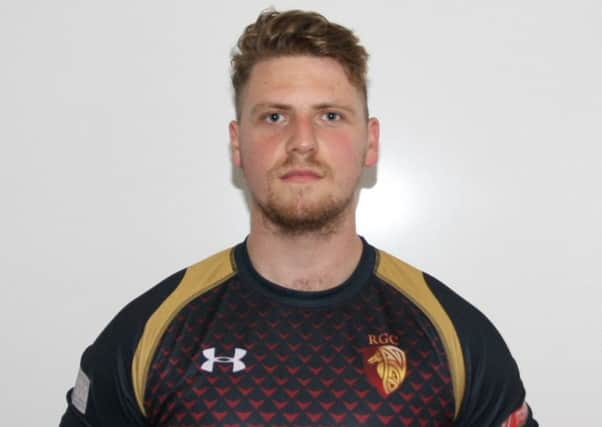 Former Galashiels prop Curtis Reynolds, now playing for Welsh side RGC.
