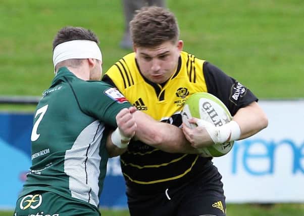 Both Melrose and Hawick, who met here recently in the BT Premiership, are facing tricky lower division opposition in the BT Cup (picture by Douglas Hardie).