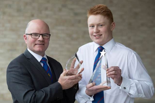 Training Mentor of the Year Finalist Allan Learmonth (left) and his apprentice, Level 3 Modern Apprentice of the Year Winner Ryan Briggs.