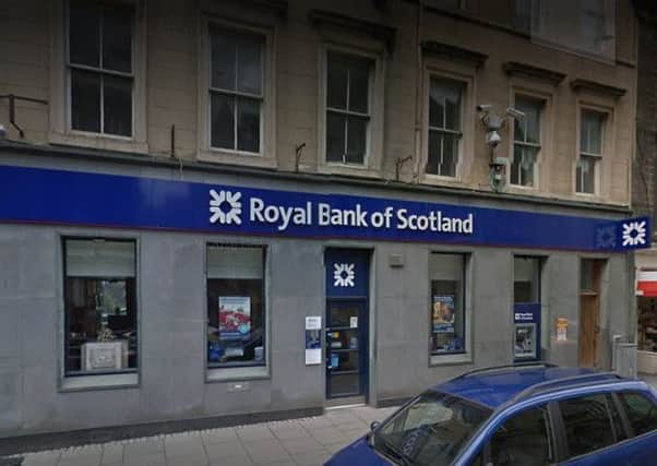 The Royal Bank of Scotland branch in Hawick is one of six in the Borders set to close next year