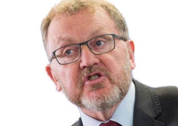 David Mundell says the falling employment rate in Scotland is a concern