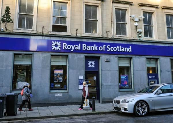 The Royal Bank of Scotland in Hawick.