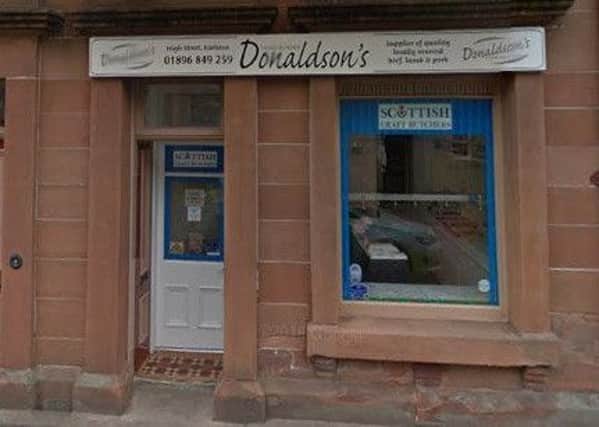 Donaldson's butchers in Earlston