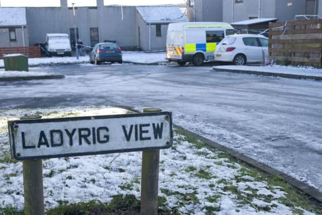 Police are still in attendance at Ladyrig View, Heiton.
