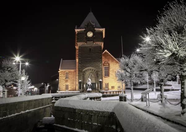 Snowy scenes in Galashiels, sent in to us by David Nichol.