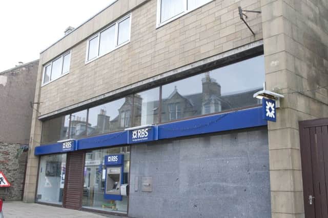 The Royal Bank of Scotland branch in Selkirk is one of six in the region facing the axe.