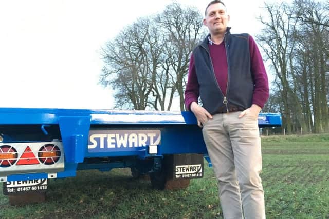 Doddie with a Stewart trailer also being auctioned off.
