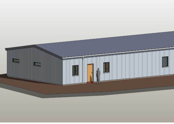 The proposed new facility at Hawick Moor.