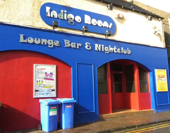 The incident happened outside the Indigo Rooms