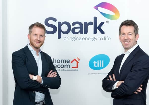 Spark Energy's Chris Gauld, left, and Kevin Lyon.