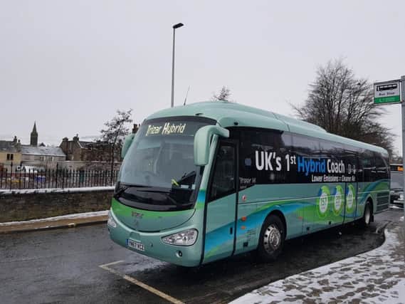 As part of its ongoing vehicle evaluation programme Borders Buses has introduced the UKs first hybrid coach to its network.
