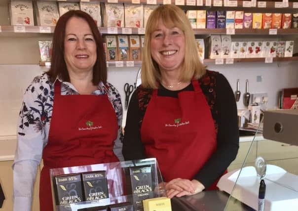 Hazel Laidlaw and colleague Kate Hayworth at the Melrose Country Kitchen Deli
