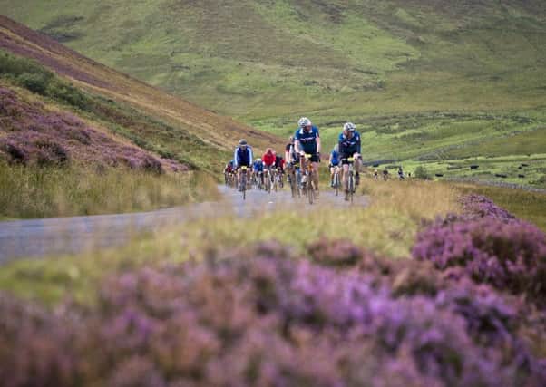 Cyclists on the sportive event last September