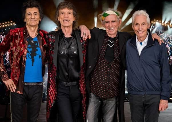 From left, Ronnie Wood, Mick Jagger, Keith Richards and Charlie Watts of the Rolling Stones.