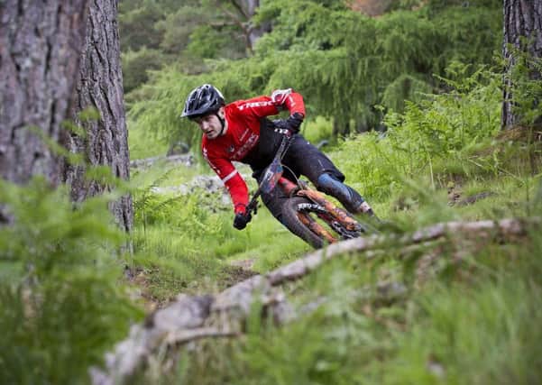 Classic Enduro mountain biking action is coming back to the Borders (picture by Ian Linton).