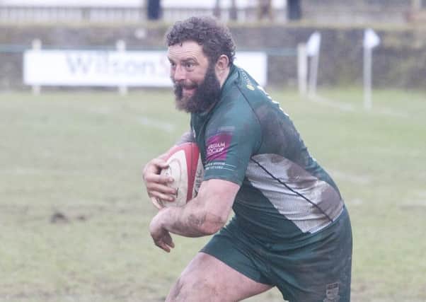 Hawick's captain Bruce McNeil (picture by Bill McBurnie)