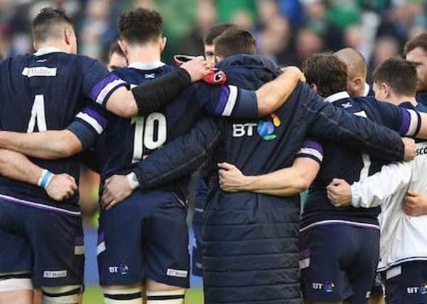 Scotland's players bring the curtain down on their NatWest 6 Nations campaign in Rome on Saturday (picture by SNS Group)