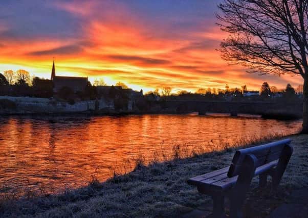 Reader Darren Chapman took this stunning photograph of a fiery sunrise in Kelso last week on his way to work. Worth stopping for!