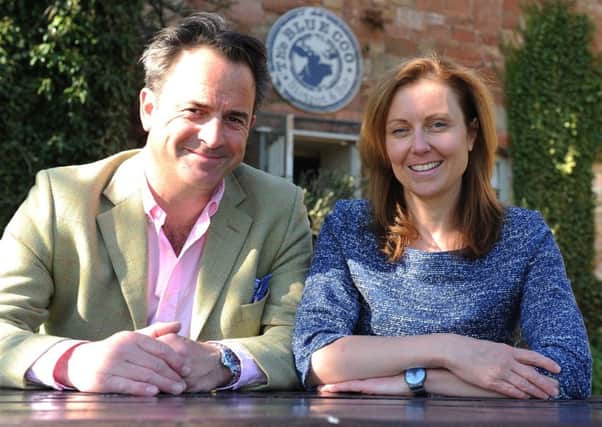 MSP Rachael Hamilton and husband Billy at the Buccleuch Arms, St Boswells.