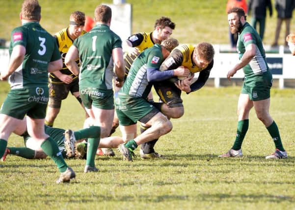 Hawick delivered on a day when nothing else would do against the would-be Premiership champions (picture by Alwyn Johnston).