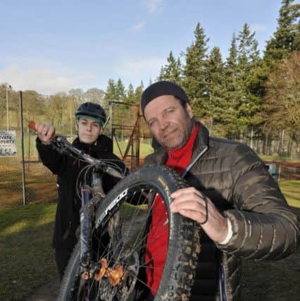 Ben Wilson and Keith Irving of Hawick Pump Track, which was awarded Â£15,000.