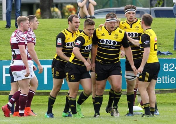 Melrose defeated Watsonians 54-22 when the sides met earlier in the season (picture by Dougals Hardie)