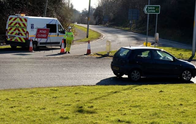 A stretch of the A7 near Tweedbank was closed for over three hours after Tuesday's crash.