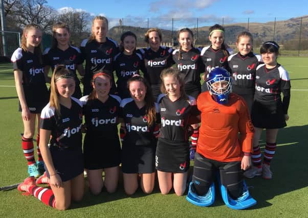 The Fjordhus Reivers 5s hockey squad which defeated Stirling Wanderers 2s by 3-1 in the weekend's away match.