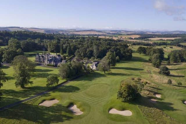 Heiton's Roxburghe Hotel and its golf course.