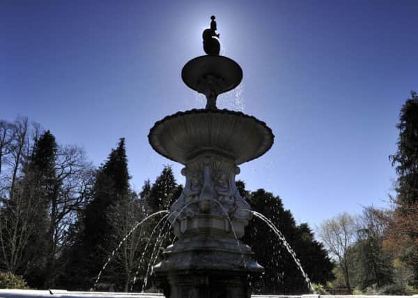 The fountain bequeathed to Hawick in 1896 by banker Gilbert Davidson is to be restored.  Picture: Stuart Cobley.