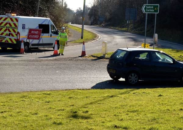 The road was closed for three hours following the collision on March 20.