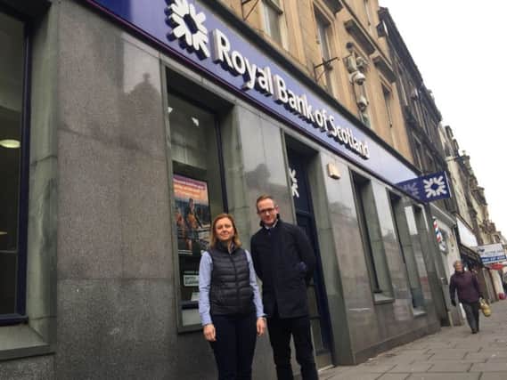 Rachael Hamilton MSP and John Lamont MP are fighting the closure of six RBS branches in the Borders.