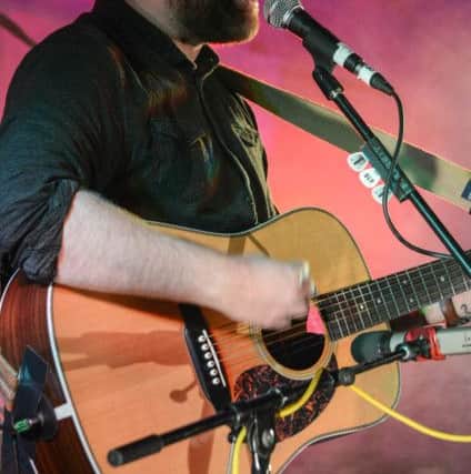 Scott Hutchison performing at Stow's annual Stowed Out festival in his native Borders in 2016.