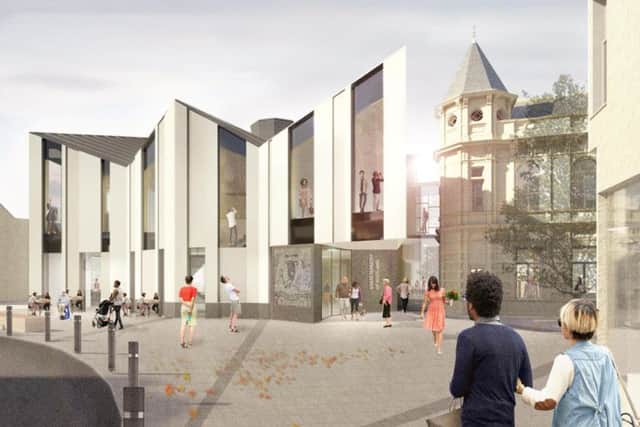 How the planned Great Tapestry of Scotland visitor centre in Galashiels will look.