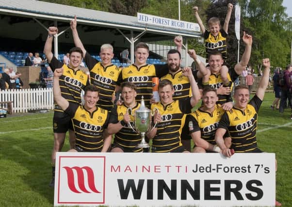 Melrose won the Jed 7s on the day, although Watsonians took the overall Kings title (picture by Bill McBurnie)