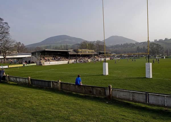 Melrose's Greenyards rugby ground.