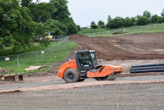 Work is already well under way at the Hartrigge Park site.