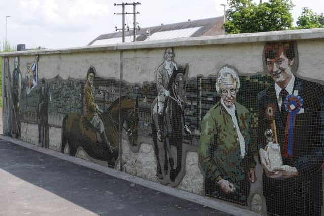 The common riding section of the wall.