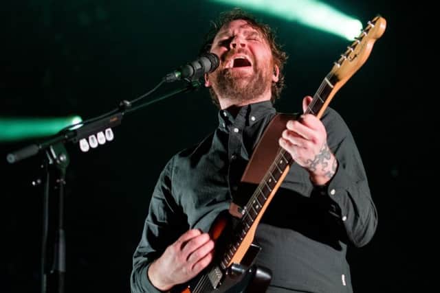 Selkirk's Scott Hutchison performing in Edinburgh in 2016.