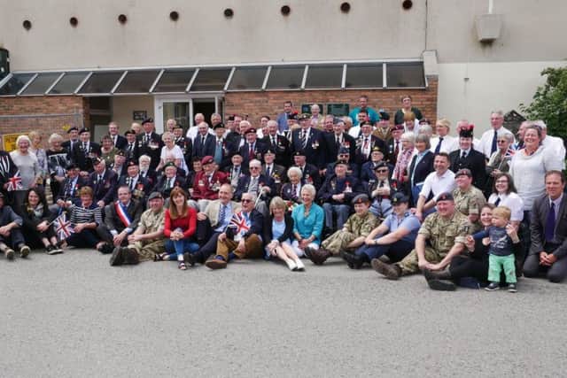 The pipe band with the D-Day Revisted party.