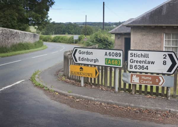 The 95-year-old female passenger died after the collision on the A6089 Kelso to Gordon Road on Monday, which happened approximately 100 yards north of this junction.