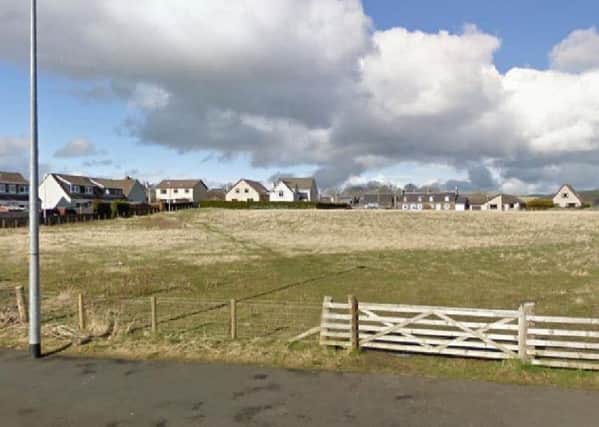 A site being lined up for housing use in Lauder off Thirlestane Drive.