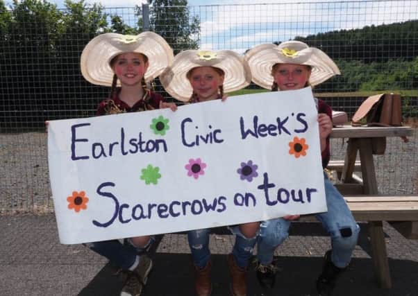 Earlston Civic Week's scarecrows go on tour.