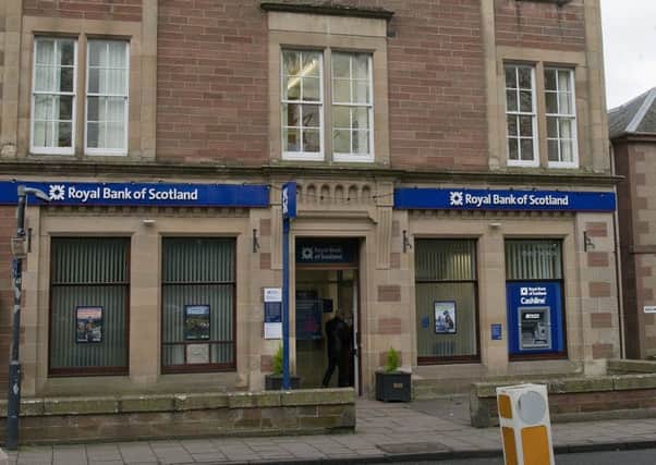 The Royal Bank of Scotland branch in Melrose.