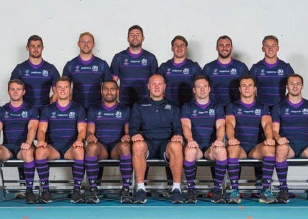 The Scotland 7s squad which is going to San Francisco.