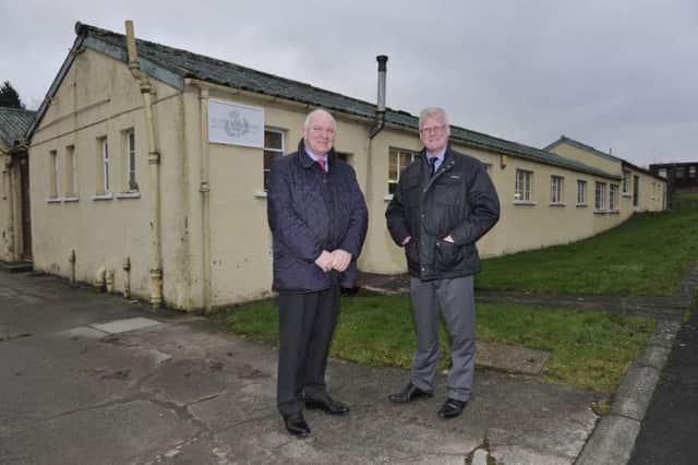 Councillors Stuart Marshall and, right, Watson McAteer believe the new training centre being planned for Hawick will be a godsend for textile firms in the town such as Scott and Charters.