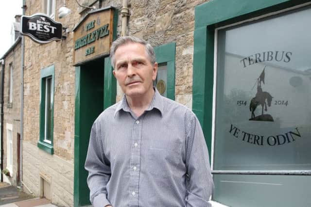 Ian Niblo, owner of the High Level Bar in Hawick.