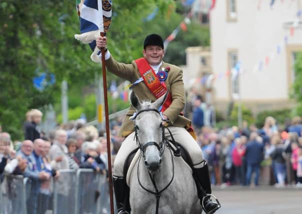 Peter Forrest at 2018's Selkirk Common Riding.