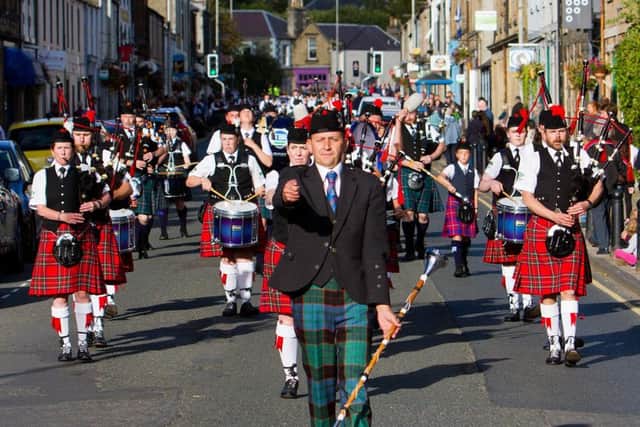 At St Ronan's Primary School, Innerleithen, Peeblesshire in the Scottish Borders on Saturday, 8th September 2018.