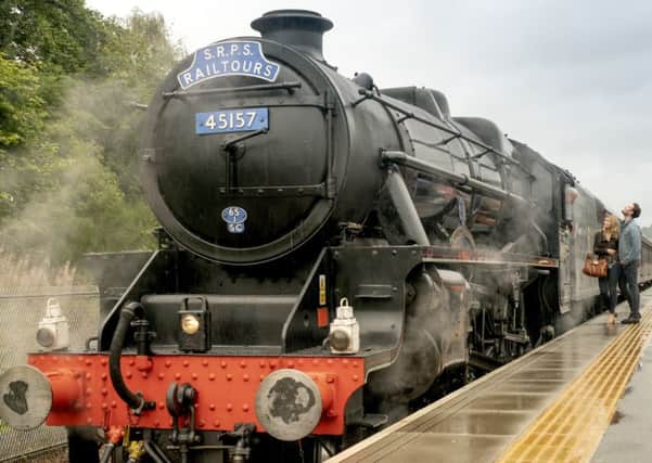 Steam trains are proving a very effective way of bringing tourists into the Borders.